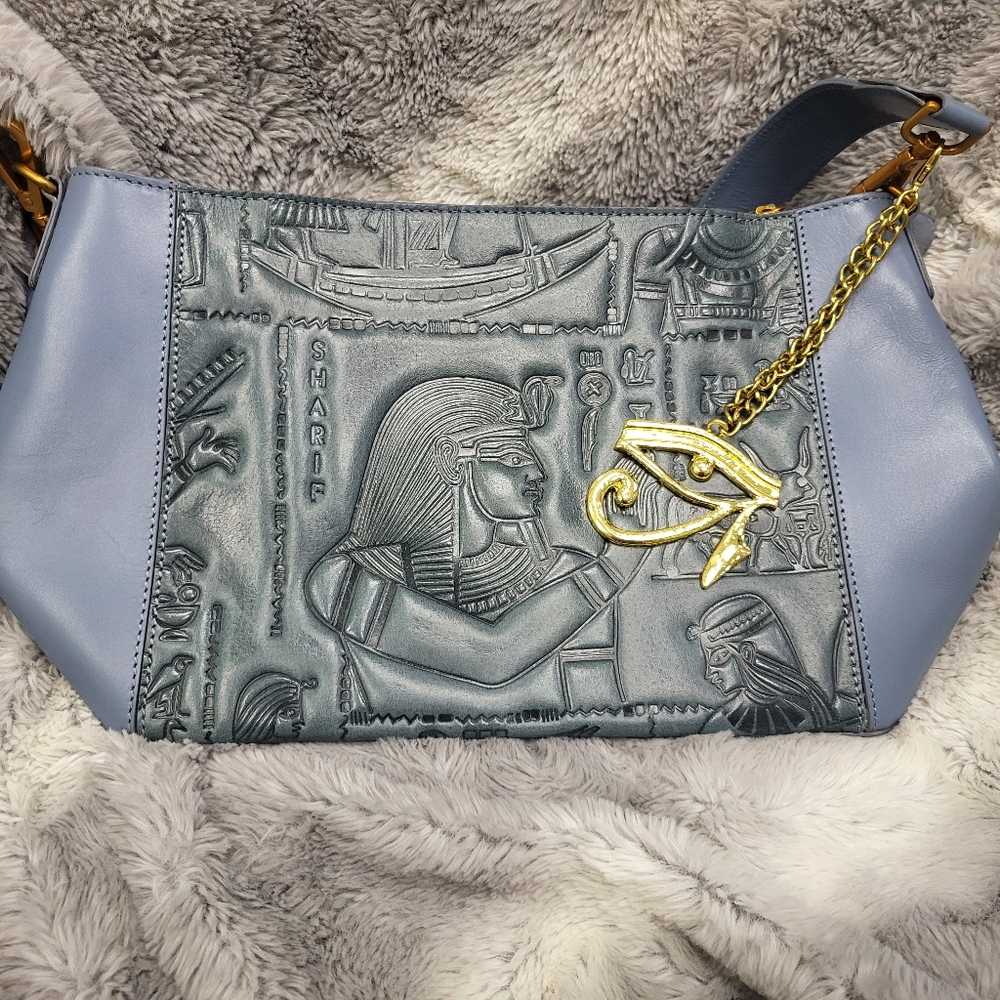 Egyptian themed Sharif Warable Art purse